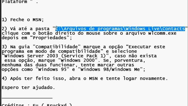 Arrumar ERROR MSN 2009 смотреть онлайн