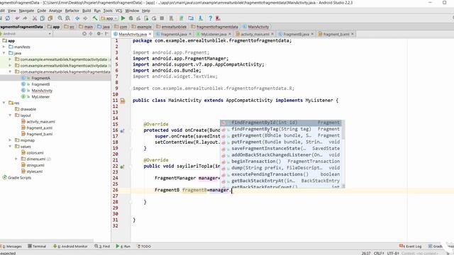 10 Fragment'ten Fragment'e Veri Gönderme | Android Fragment Eğitim Seti смотреть онлайн