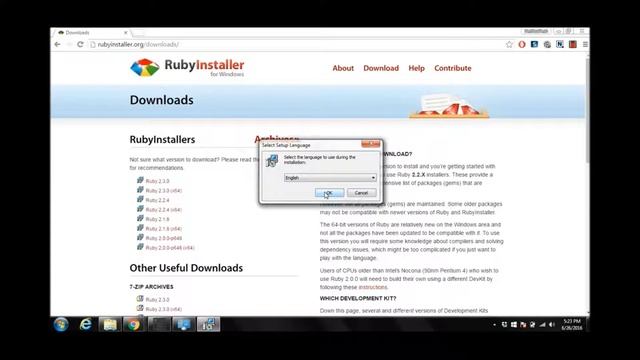 Downloading And Installing Ruby On Windows By Asim Iqbal смотреть онлайн