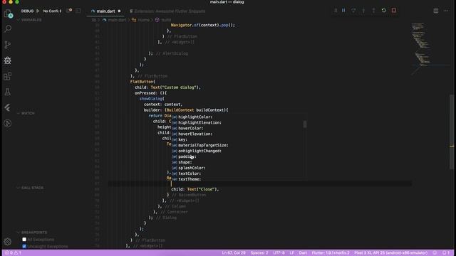 Flutter Alert Dialog Custom Dialog and Full Screen Dialog смотреть онлайн
