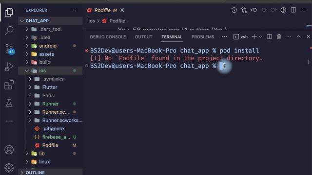 Flutter | No `Podfile' found in the project directory смотреть онлайн