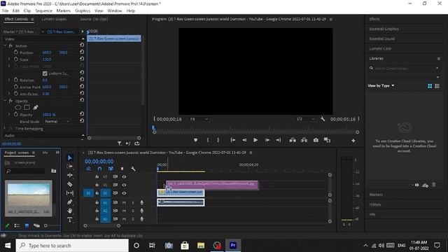 How to Remove Green screen Background Using Adobe Premiere Pro [Tutorial] смотреть онлайн