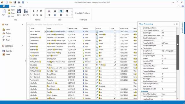 DevExpress WinForms Grid: Search/Find Panel смотреть онлайн