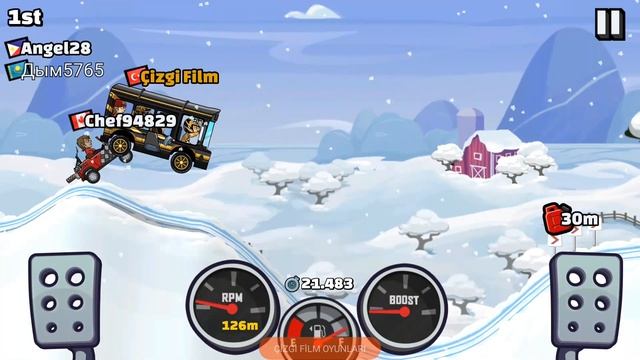 Otobüs Zaferleri!! - Hill Climb Racing 2 Oyunu Oynanış #1 - Araba Oyunu Oyna смотреть онлайн