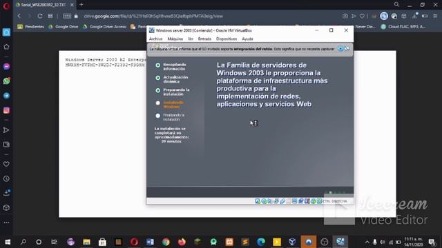 Windows Server 2003 Virtual Box смотреть онлайн