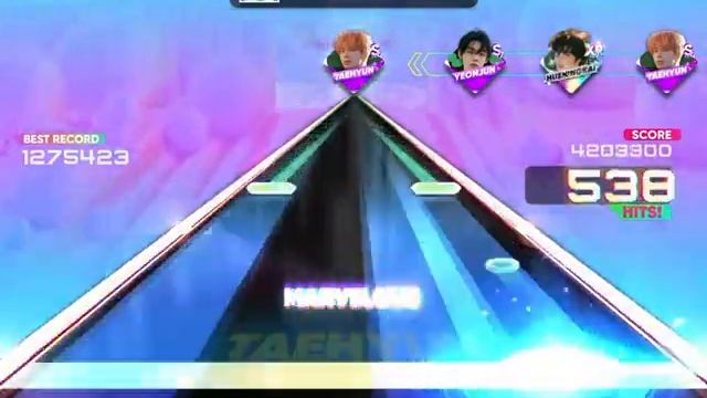 Rhythm Hive- (TOMORROW X TOGETHER) Devil by the Window PERFECT HITS (Hard 5x) смотреть онлайн