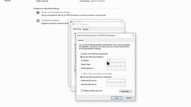 How to use Static/Unchangeable IP Address in Windows 10 смотреть онлайн