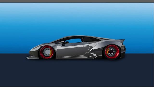 Realistic Vector Car Illustration - Parts Reveal | Lamborghini | Graphic Whale смотреть онлайн