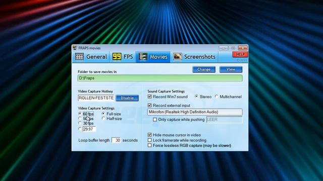 Fraps Tutorial 3.4.7 + Download & Erklärungen [DE] смотреть онлайн