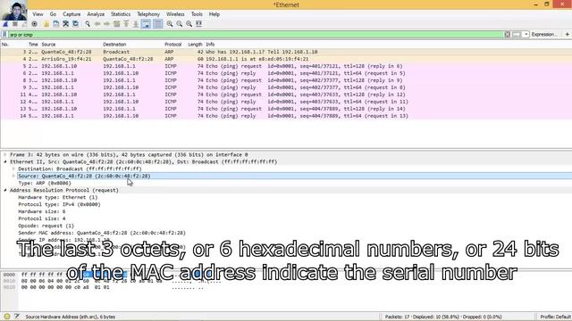 5.1.1.7 Lab - Using Wireshark to Examine Ethernet Frames смотреть онлайн