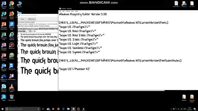 WindowsTutorialUpdates: How To Change Default Font In Windows 10! смотреть онлайн