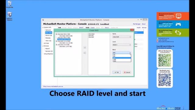 6) MichaelSoft Cybercafe Diskless System (MAU) - How to create raid disk? смотреть онлайн