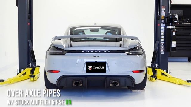 718 GT4 Cayman Exhaust - Flat 6 Motorsports OPF Link Pipes (Sounds) смотреть онлайн