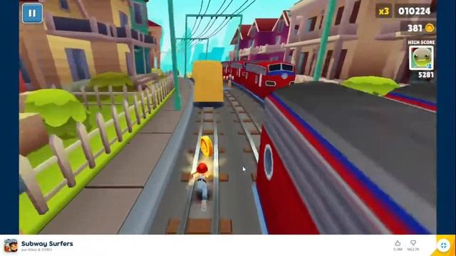 SUBWAY SURFERS. PC games play. смотреть онлайн