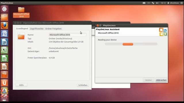 How to install Microsoft Office 2010 in Ubuntu 12.04 / 11.10 / ... смотреть онлайн