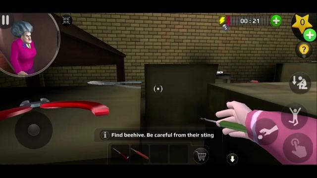 Scary Teacher 3D - Bee Hive Sauna Gameplay Walkthrough P4 (Android, iOS Gameplay) смотреть онлайн