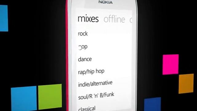 Nokia LUMIA 710. Music & Entertainment. Con Windows PHONE смотреть онлайн