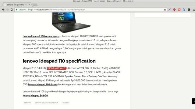 Lenovo Ideapad 110 Review and How to install driver смотреть онлайн