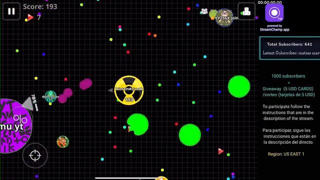 🔴Agario livestreaming🔴Regalo tarjetas de GOOGLE o ITUNES (SORTEO) // Leer descripción🔴Tristam#Live🔴 смотреть онлайн