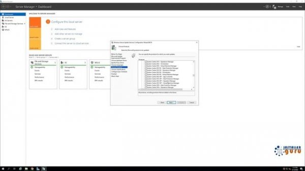 #Windows Server Update Services (WSUS) in server 2019