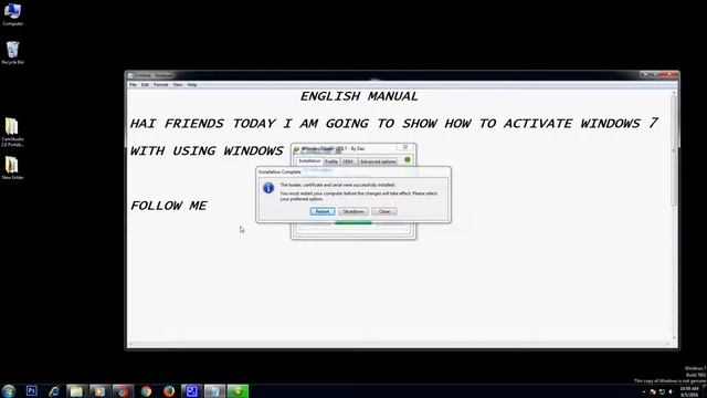 how to activate windows 7 смотреть онлайн