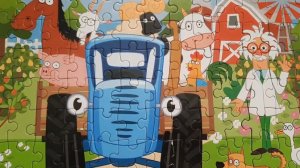 Синий трактор и его команда Пазл