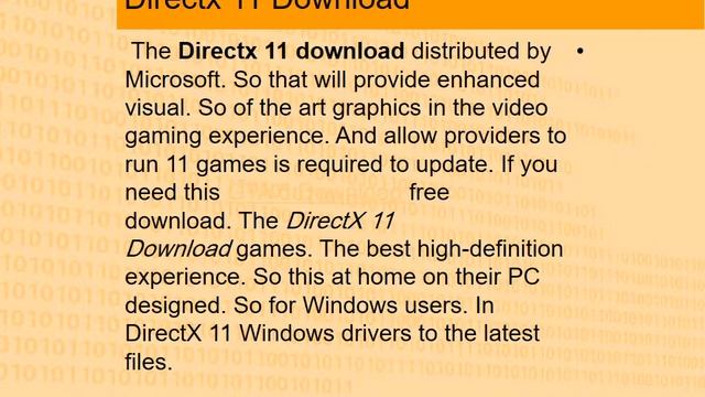 How to install Directx 11 into PC смотреть онлайн