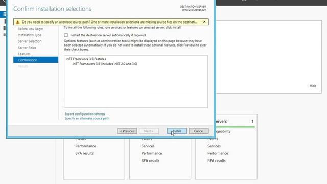 Install Micrsoft .NET 3.5 feature смотреть онлайн