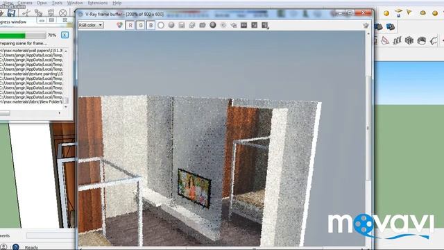 Glass transparency vray material skechup смотреть онлайн