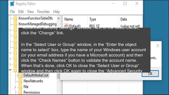 How to Gain Full Permissions to Edit Protected Registry Keys смотреть онлайн