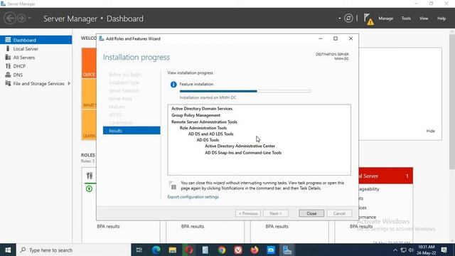 Active directory configuration in windows server 2022 смотреть онлайн
