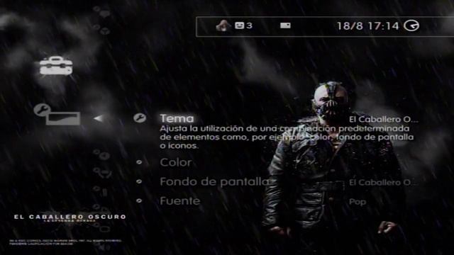 PS3 Batman menu. смотреть онлайн