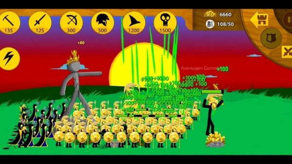 MEGA GOLDEN SPEARTON ZOMBIE - Stick War Legacy Mod 💛 Gameplay
