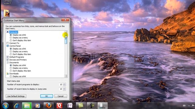 Customise Windows 7 start menu adding the run command смотреть онлайн