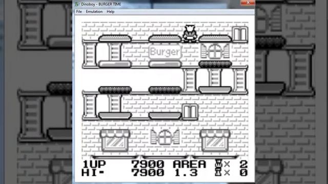 BurgerTime Deluxe - Game Boy Nintendo - emulador DinoBoy 1.0 - testeado Windows 7 x64 смотреть онлайн
