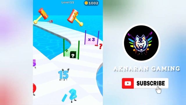 Merge ' Number Run 3D' - Math games (Android, Freeplay) смотреть онлайн