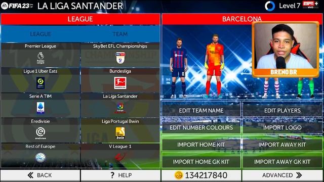 FTS 23 EUROPEU - MOD FIFA 23 COM MULTIPLACARES + UM EXCELENTE GRÁFICO ULTRA HD 4K смотреть онлайн