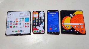 XIAOMI fold 2 viber/iphone 13pro viber, /XPERIA 1V Bip/SAMSUNG Z FOLD 5,incoming call(stopmotion)