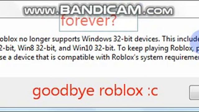 goodbye roblox in windows 7 смотреть онлайн