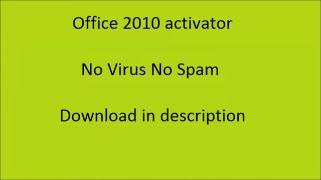 Microsoft Office 2010 Activator