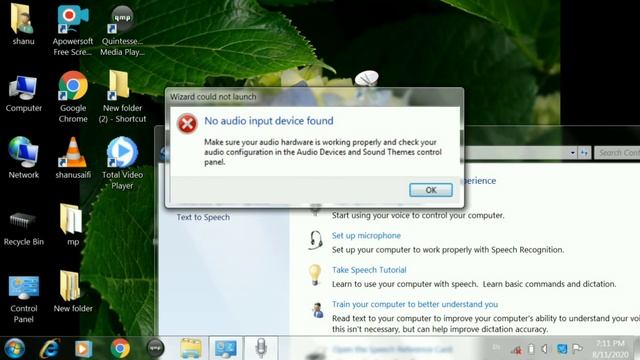 Pc Problem | Fix No Audio Input Device Found & Wizard Could Not Launch Problem in Computer смотреть онлайн