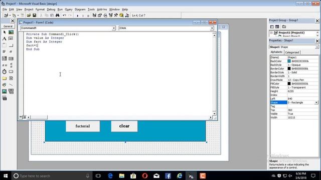 Factorial program in visual basic new смотреть онлайн