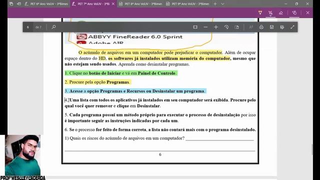 PET 4 SEMANA 10 3ºBIMESTRE 7º ANO смотреть онлайн