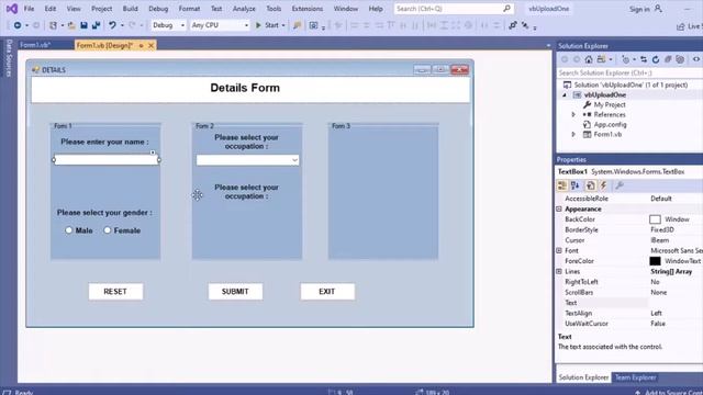 Visual Basic - Example 1 - Radiobuttons, Textboxes, Comboboxes, Messagebox, Buttons and Others. смотреть онлайн