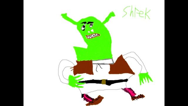 Shrek Paint.Net Drawing смотреть онлайн
