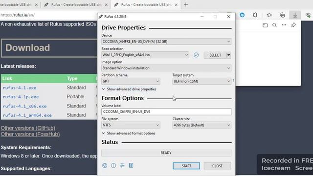 How to make windows 11 pen drive for installation of old laptop or desktop Part-1 смотреть онлайн