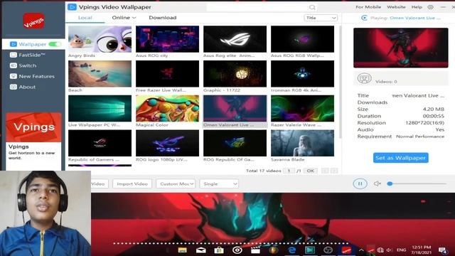 How to put live wallpapers windows 7,8,10,11 and mobiles|live wallpaper එකක් දාගමු 🤩🤩 смотреть онлайн