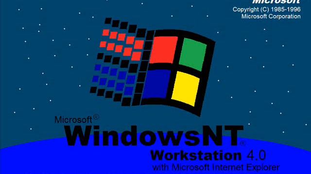 Windows NT 4.0 Workstation Sound custom drawn logos смотреть онлайн