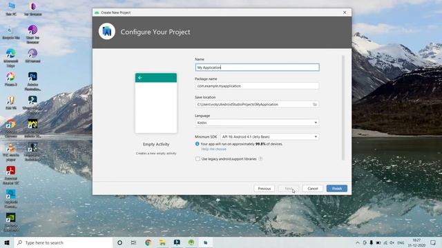 How to Install Android Studio on Windows and create Android project (Android Course - Video 1) смотреть онлайн