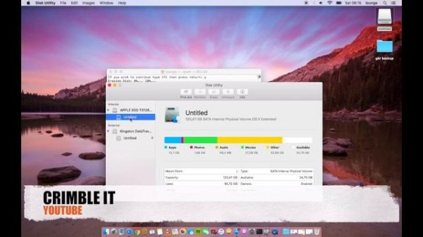 Error creating Mac OSX boot disk